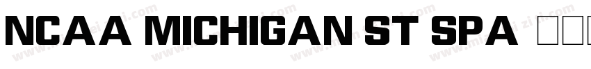 NCAA Michigan St Spa字体转换